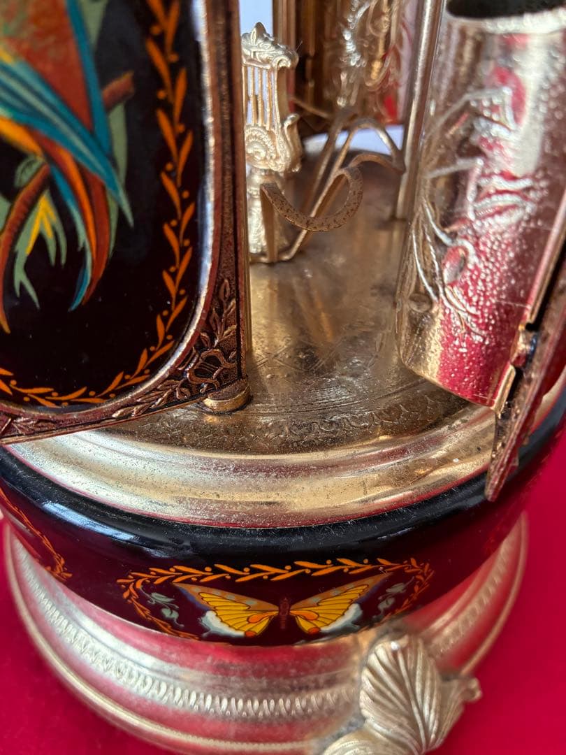 REUGE リュージュ オルゴール シガレット 葉巻入れ アンティーク