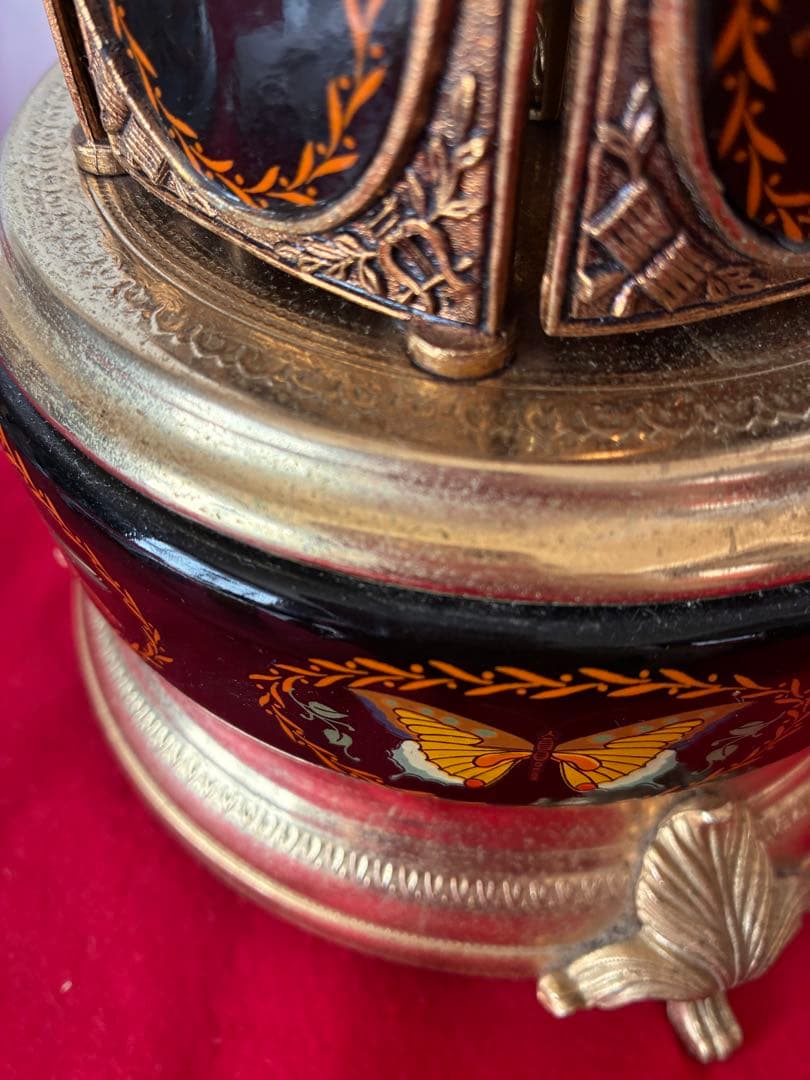 REUGE リュージュ オルゴール シガレット 葉巻入れ アンティーク