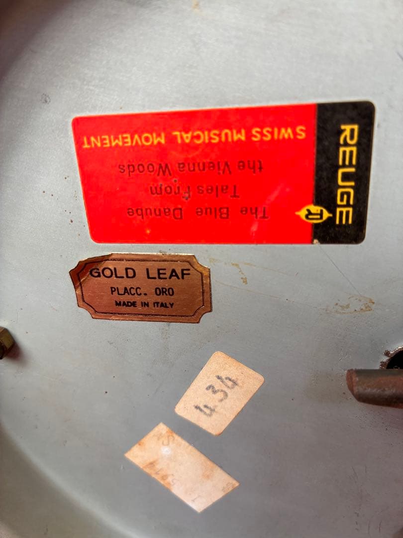 REUGE リュージュ オルゴール シガレット 葉巻入れ アンティーク