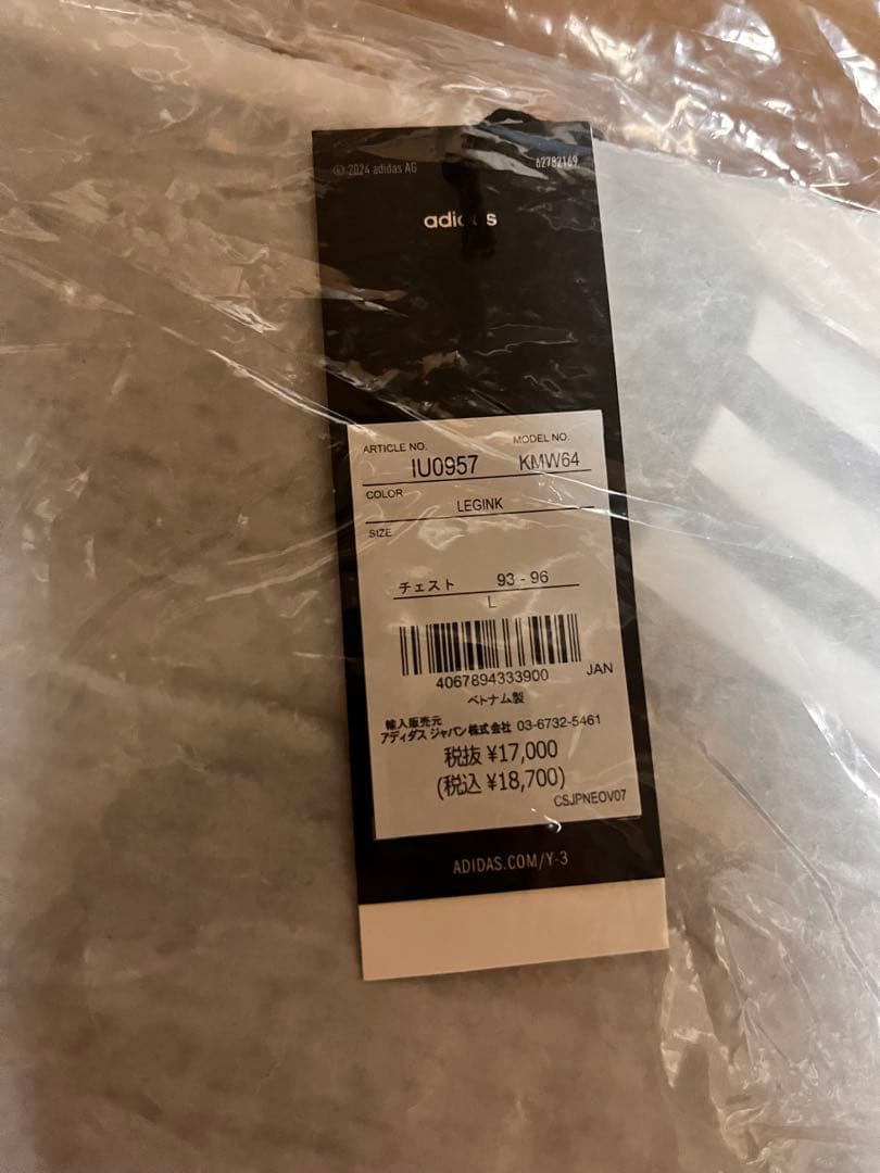 Y-3 サッカー日本代表 オーセンティック ユニフォーム　Lサイズ