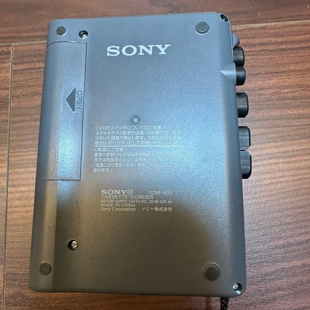 SONY カセットテープレコーダー TCM-400 2363