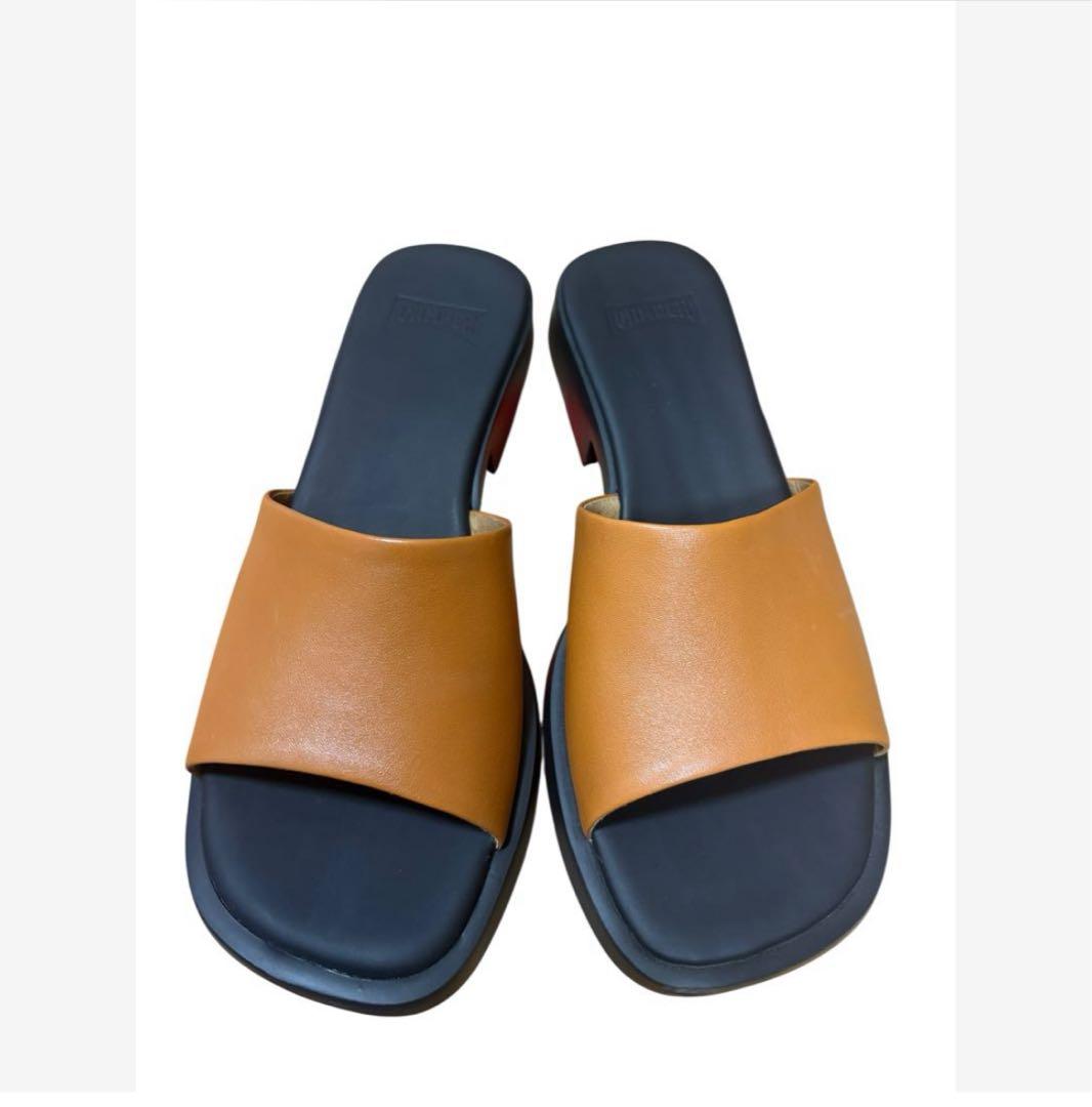 新品 Camper Dana カンペール サンダル ブラウン 24cm