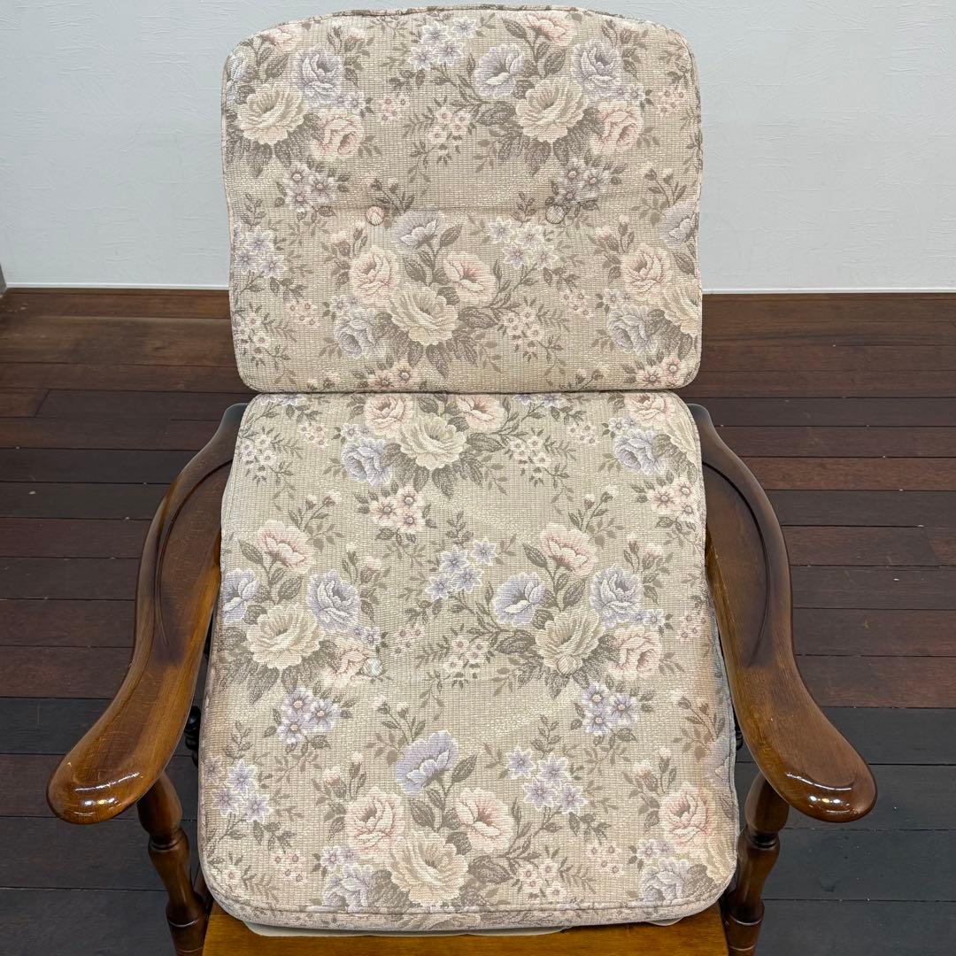 H112K39c カリモク karimoku コロニアル 1人掛けソファ