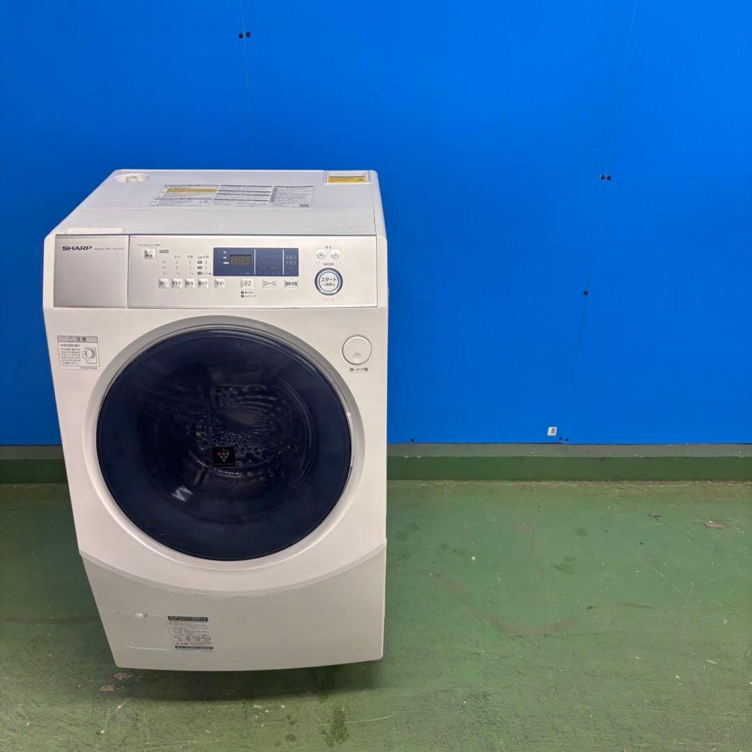 595 極美品　ドラム式洗濯機　容量10キロ 乾燥6キロ　左開き　半年保証付き