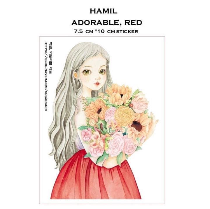 No.9【送料別】hamil ハミル ステッカー 7枚セット