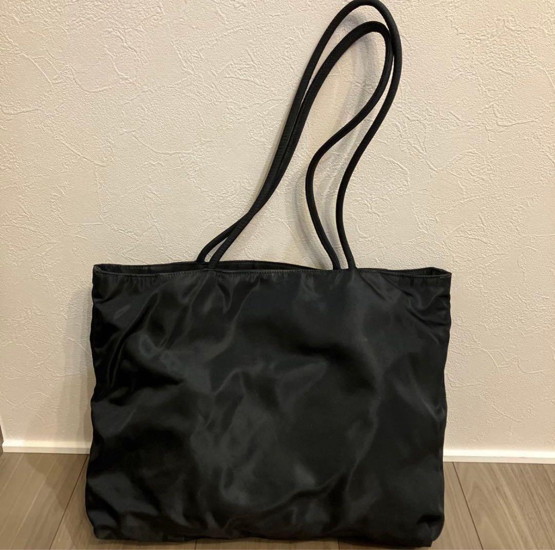 PRADA プラダ ナイロン ショルダートートバック ブラック