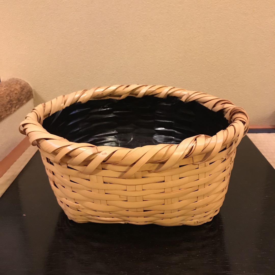 茶道具　サザエ篭炭斗