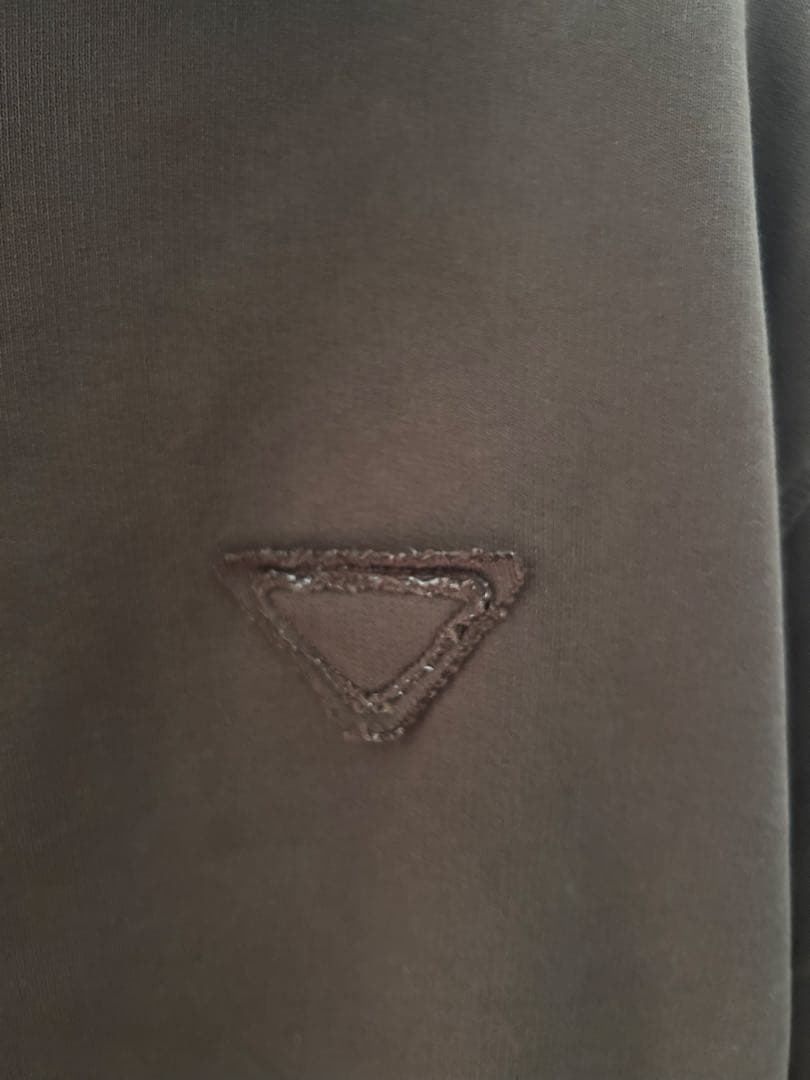 PRADA 25aw コットンフリースのポロシャツ