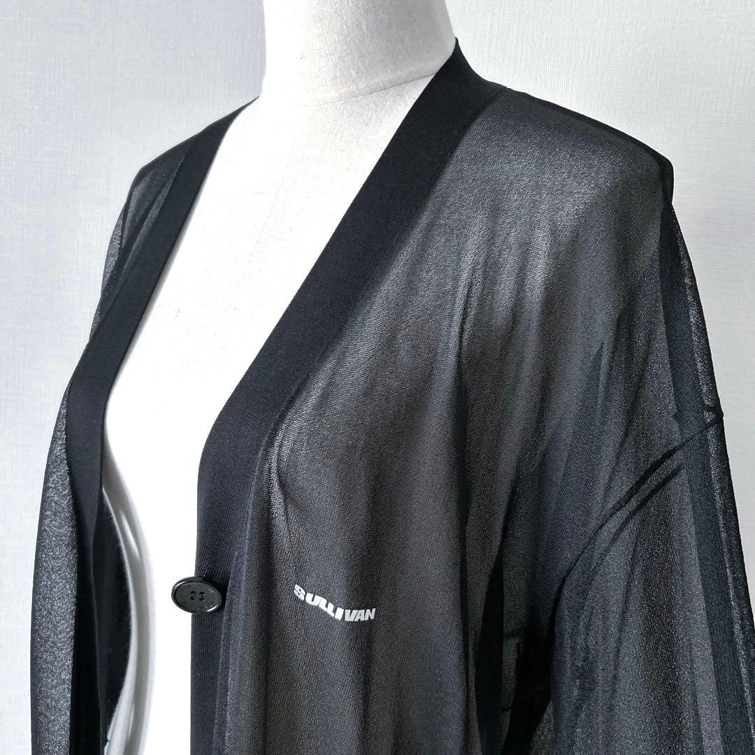 JohnLawrenceSullivan 24ss シースルーニットカーディガン