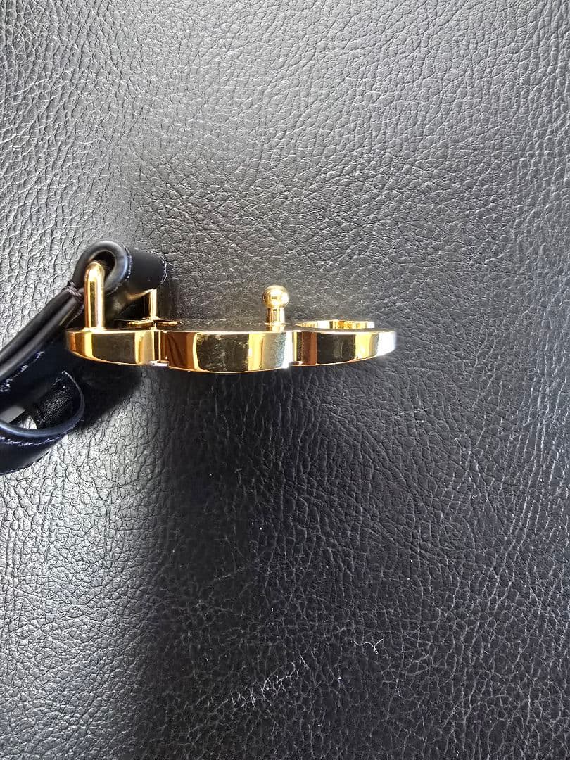 CELINE スモール 18MM トリオンフ ベルト ブラック トリヨンレザー