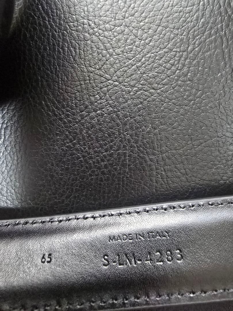 CELINE スモール 18MM トリオンフ ベルト ブラック トリヨンレザー