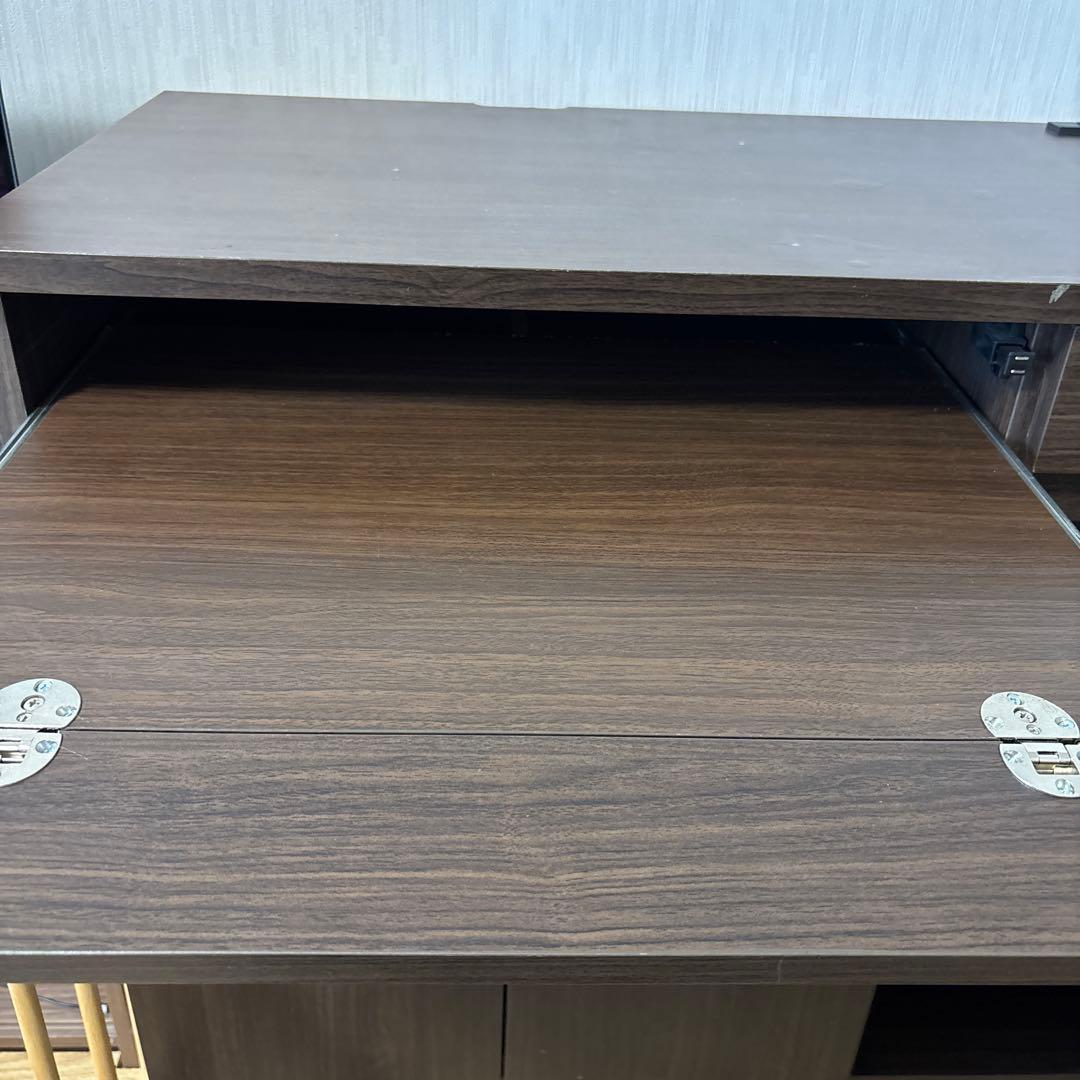 ベルメゾン　プリンターも収納できるパソコンキャビネット