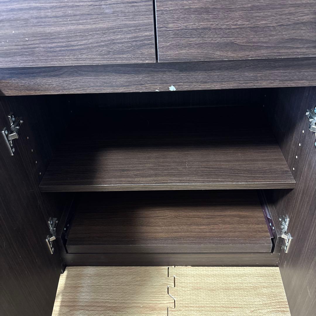 ベルメゾン　プリンターも収納できるパソコンキャビネット