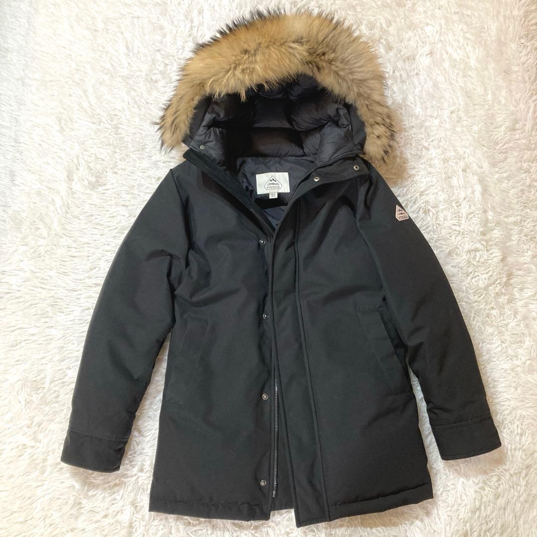 【人気定番モデル】 PYRENEX アヌシー　 ダウン　ブラック　M〜L相当
