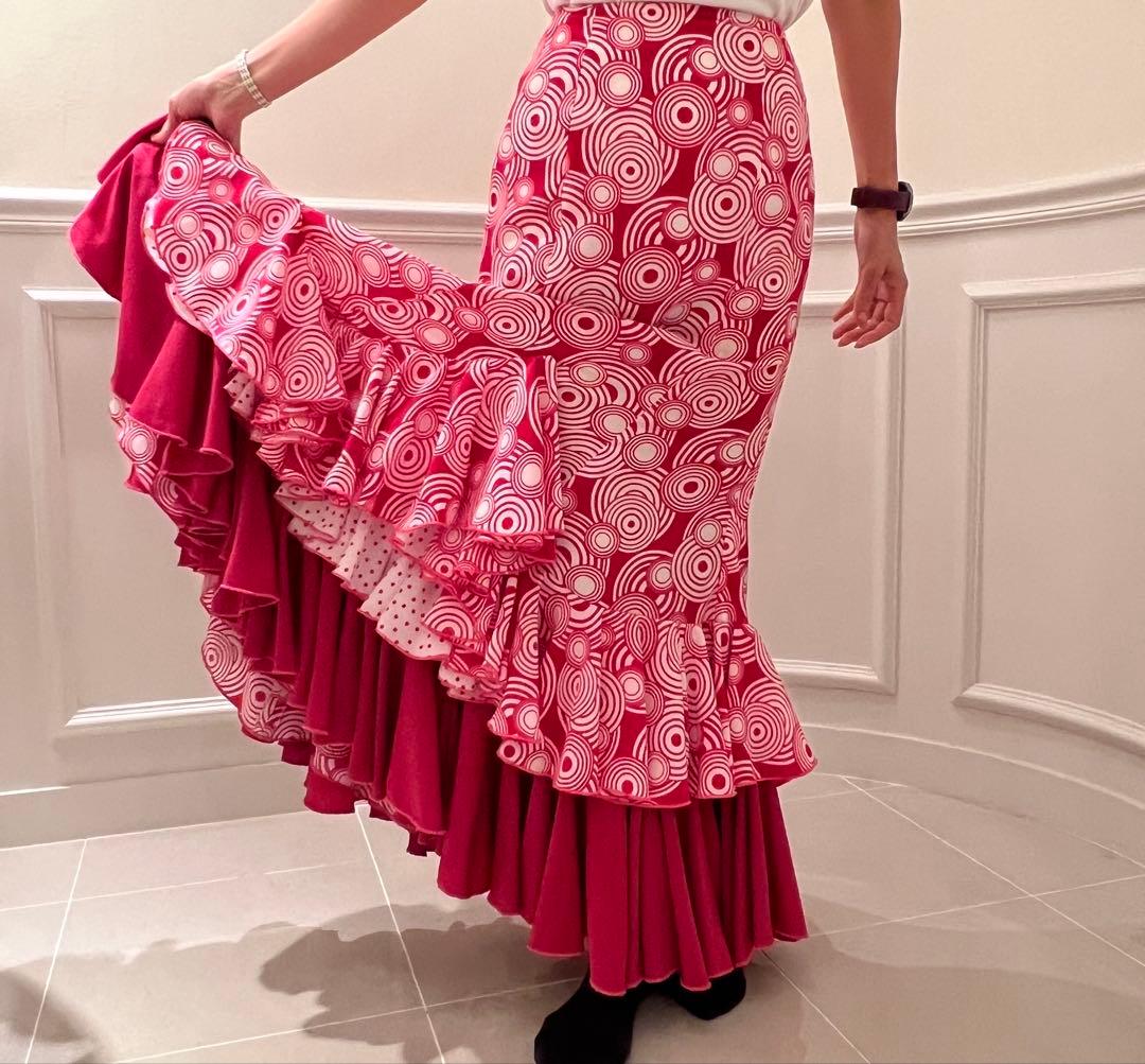 フラメンコ ブラウスとファルダのセット