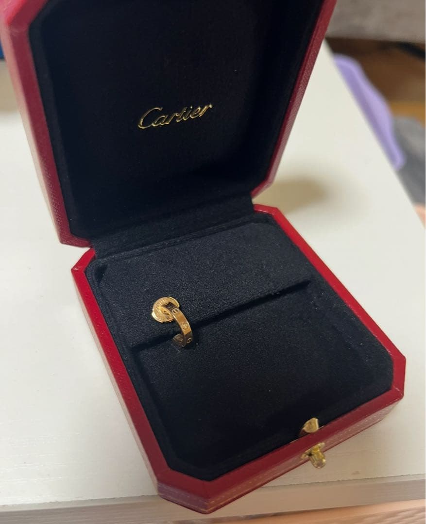 Cartier 18K ピンクゴールド カルティエ ラブピアス