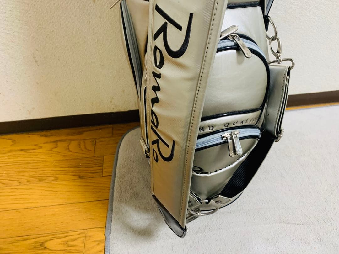 【早い者勝ち・大人気】RomaRo シルバー キャディバッグ