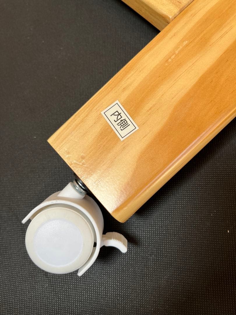 カトージ（KATOJI）ハイシート ミニベビーベッド(収納板付き) ナチュラル