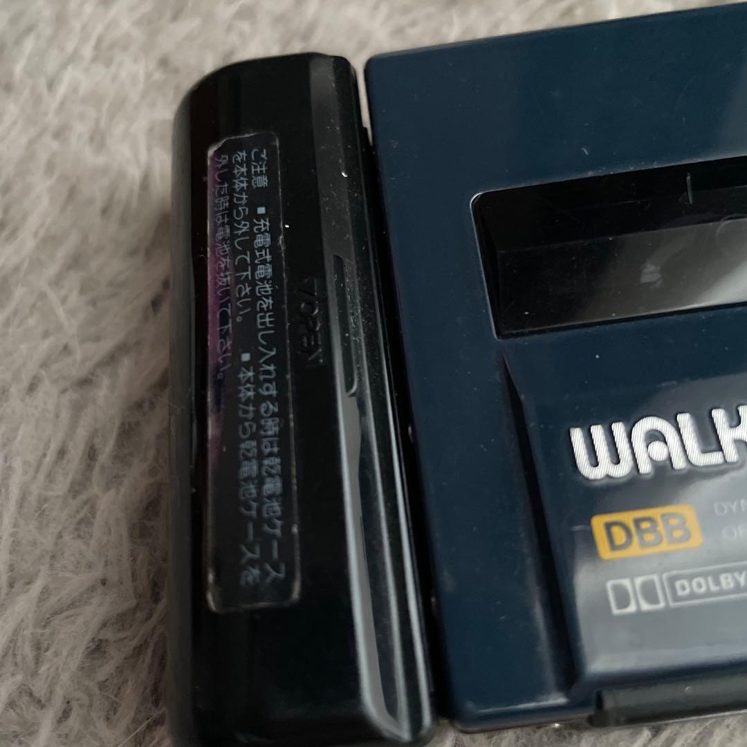 【ジャンク】SONY カセットウォークマン WM-150 ネイビー