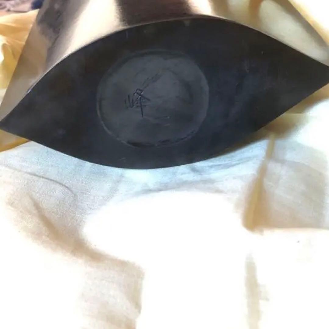 鋳銅　一輪挿し　『華』峰一作　共箱入