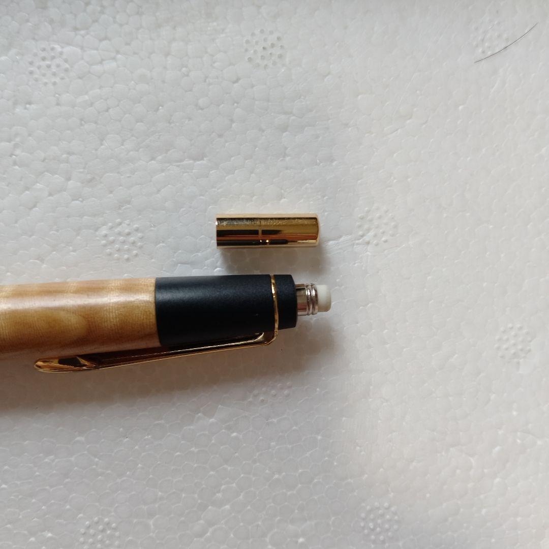 野原工芸　栃縮　シャープペンシル　可動式口金