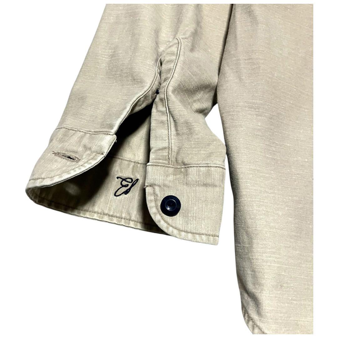 【名作】マディソンブルー　ハンプトン　バックサテンシャツ　B刺繍　オーバーサイズ