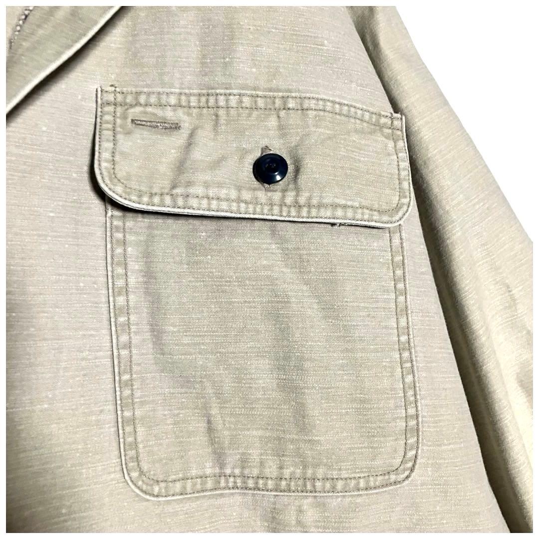 【名作】マディソンブルー　ハンプトン　バックサテンシャツ　B刺繍　オーバーサイズ