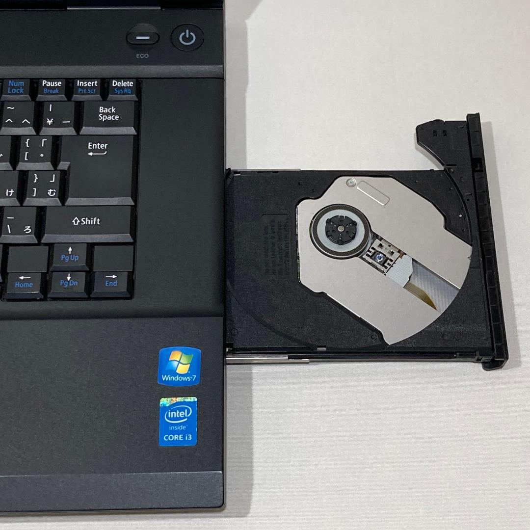 初心者向け✨快適i3・大画面・DVD✨黒✨すぐ使えるノートパソコン◇T475-3