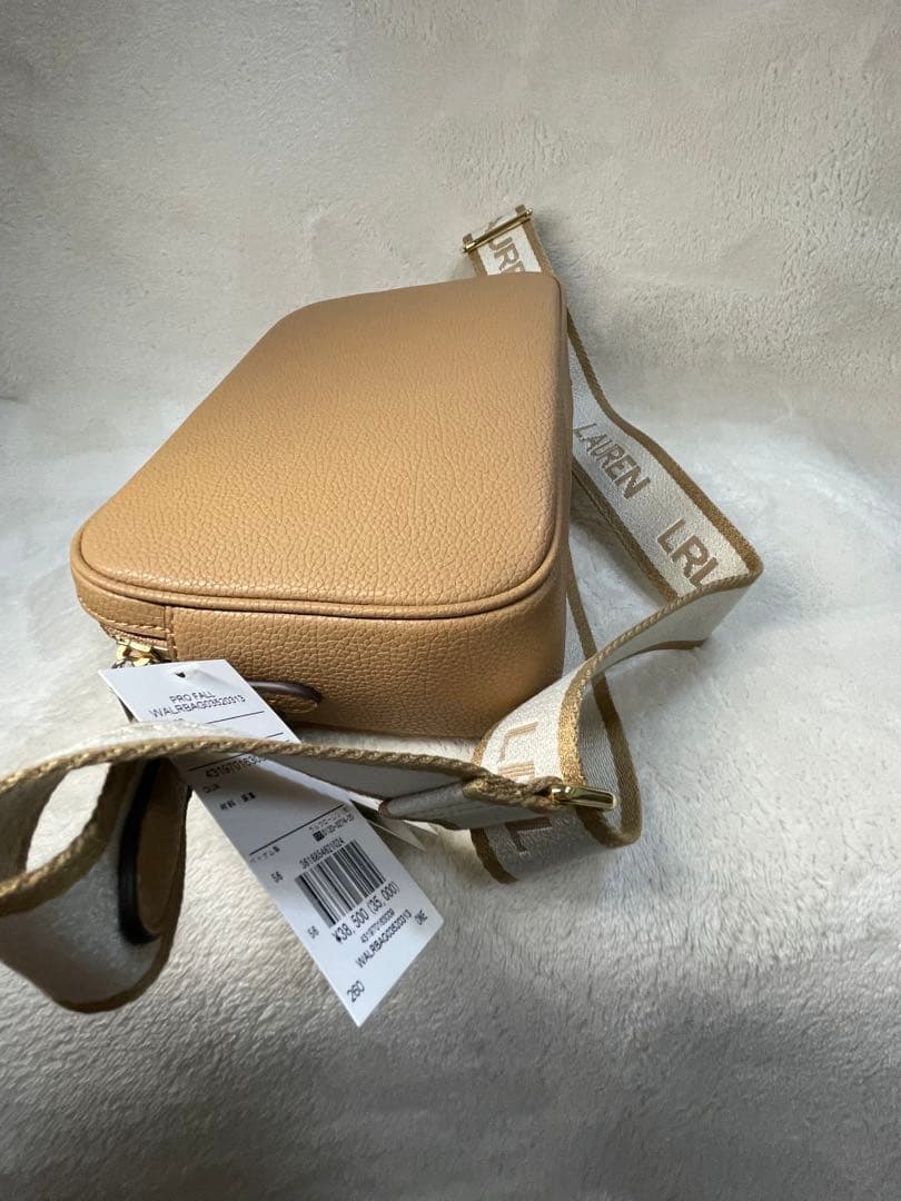 柘榴 　RALPH LAUREN ショルダーバック キャメル