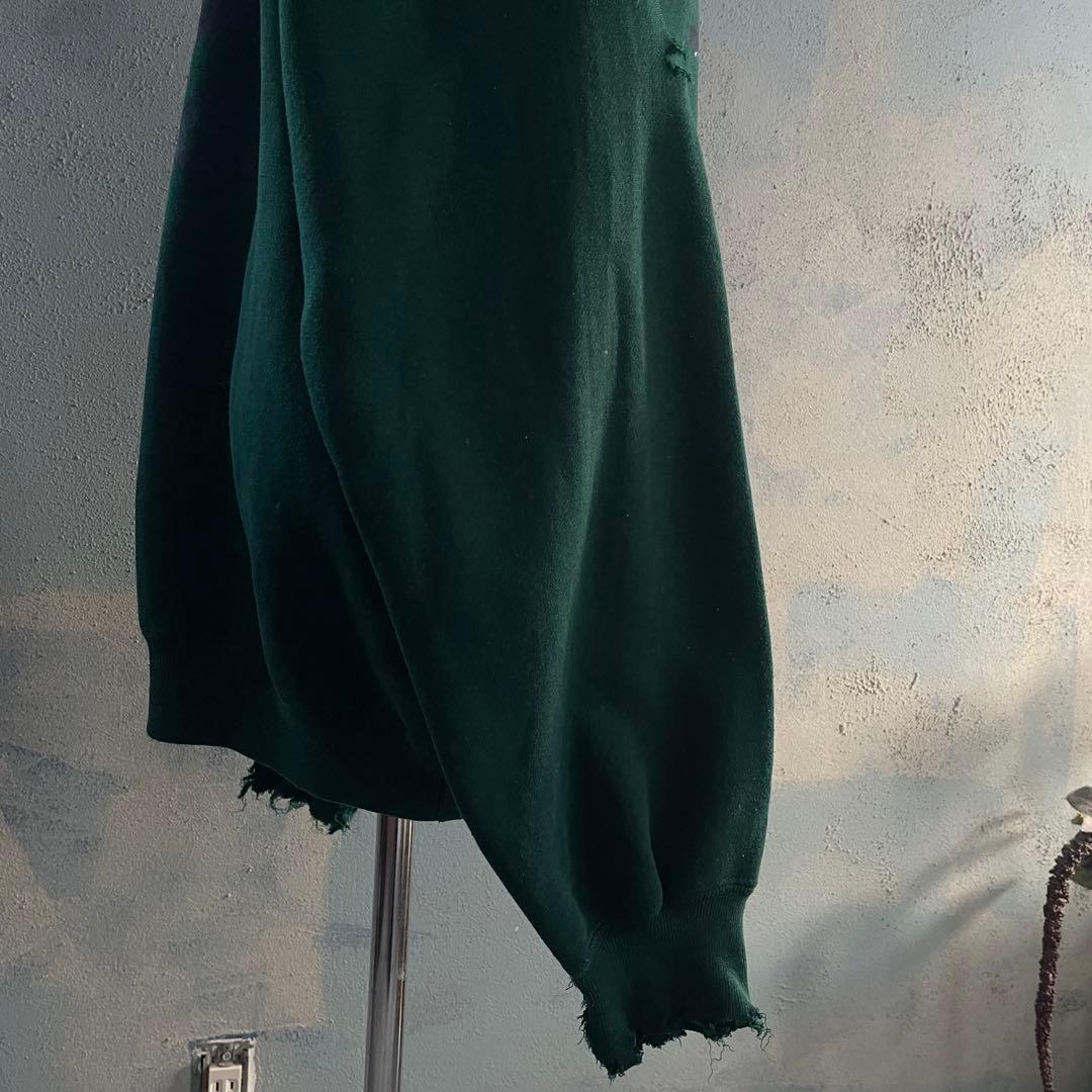 90's adidas”両面プリント”銀タグ“ペンキ“常田“boro sweat