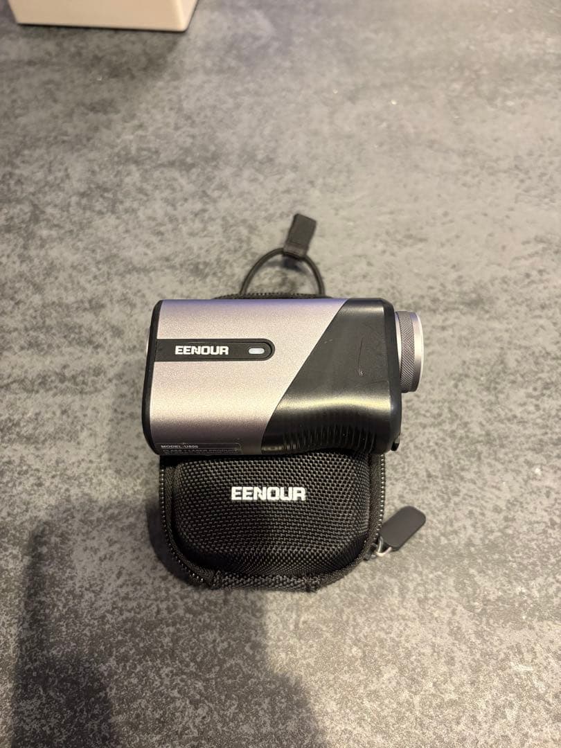 EENOUR ゴルフ用距離計 シルバー ケース付き