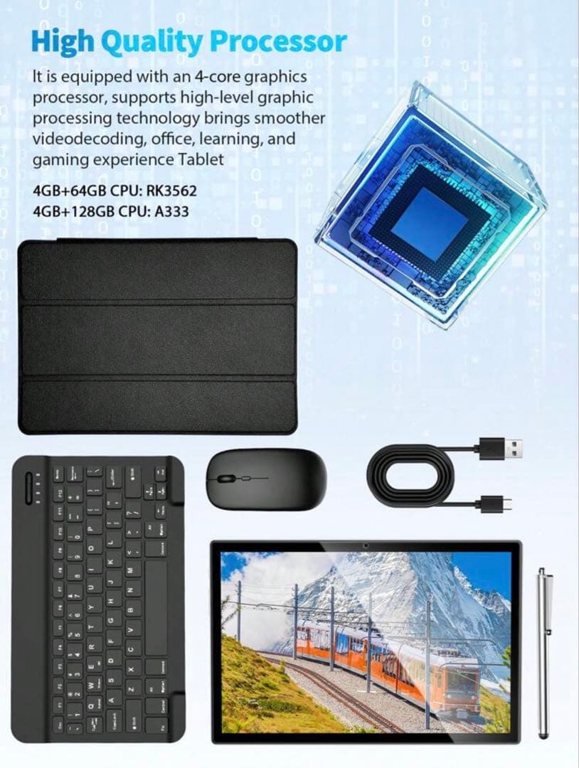 9台セットRelndoo 2025年Android タブレット+付属沢山あり