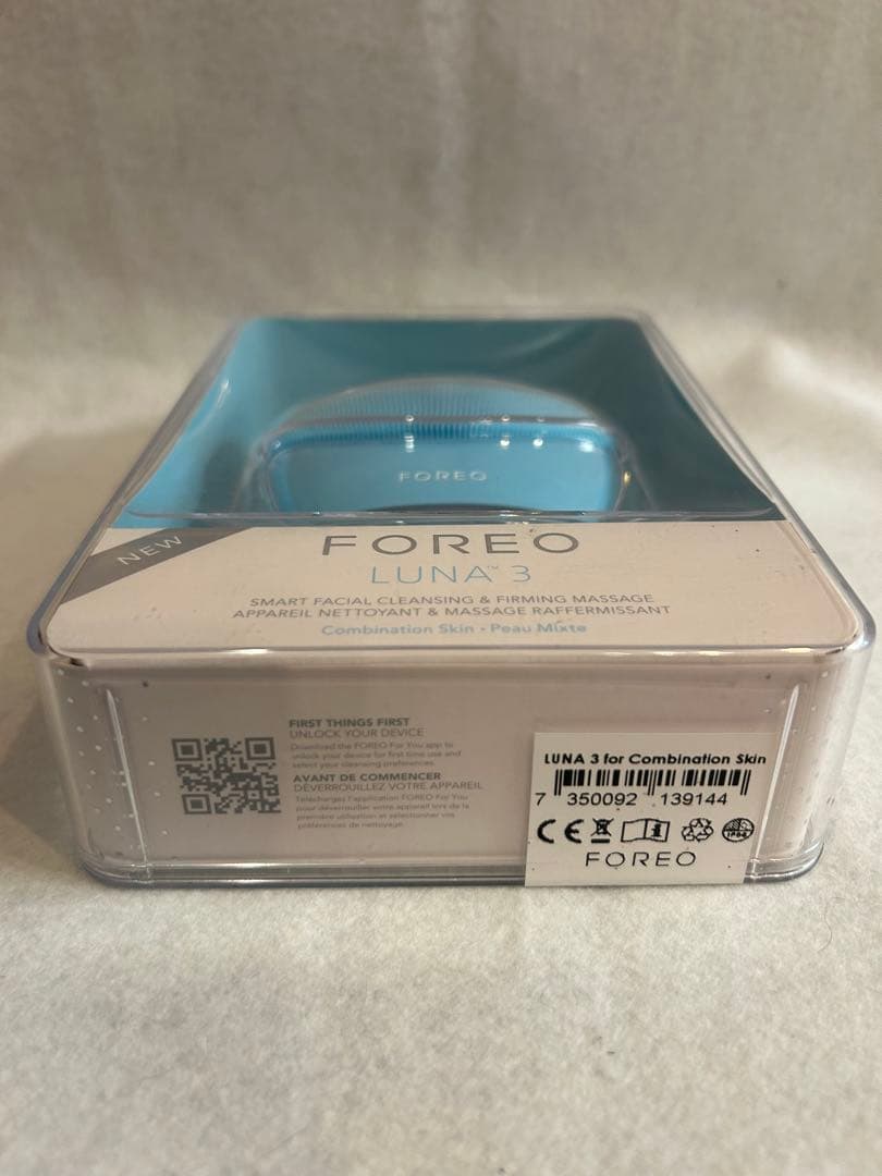 新品未使用品　FOREO LUNA3 美顔器　水色　フォレオ　ルナ3 混合肌用