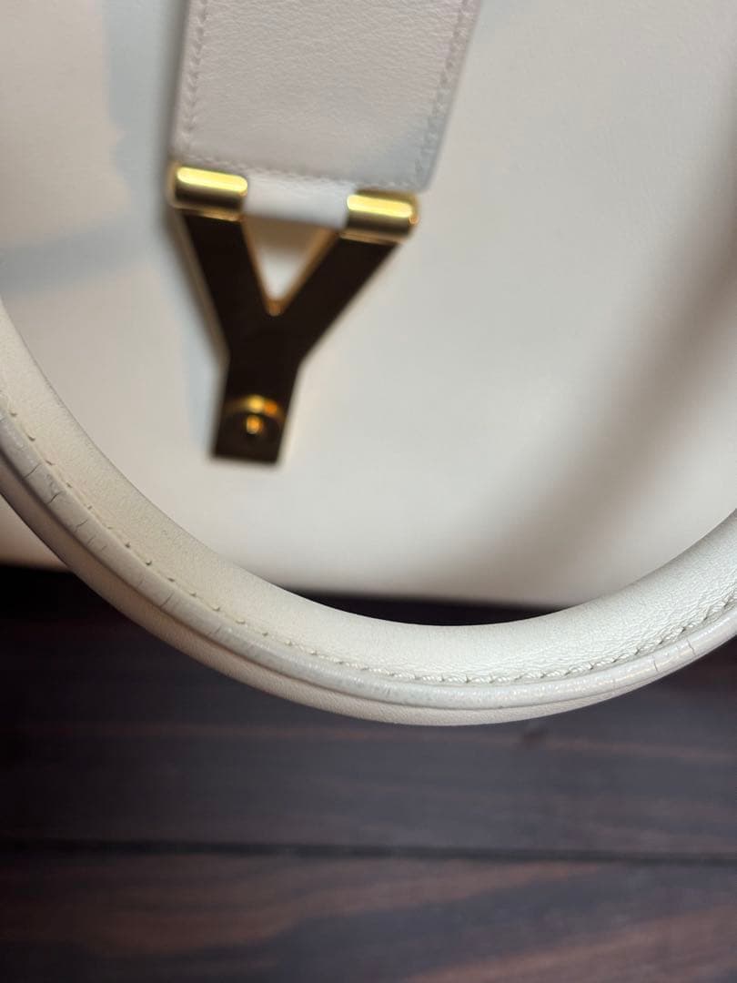 【YVES SAINT LAURENT】 クラシック Yライン カバス