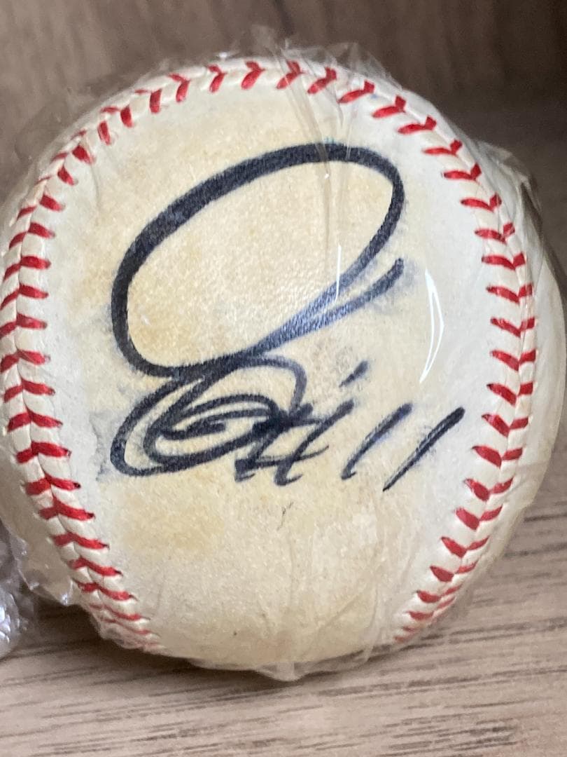 近鉄バファローズ 野茂英雄 直筆サイン入りボール