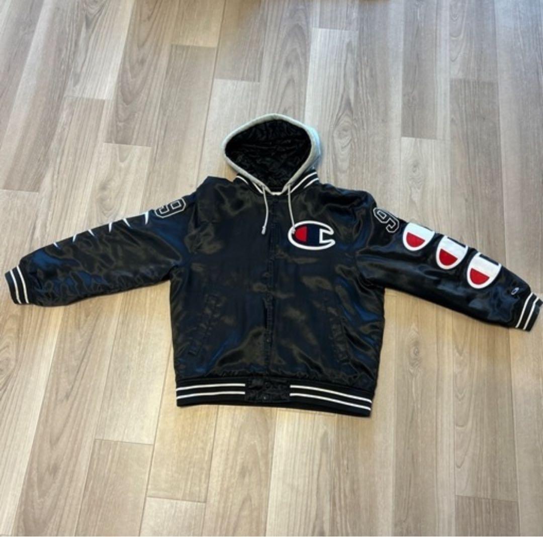 き*り様 SUPREME Champion コラボ フード付きジャケット