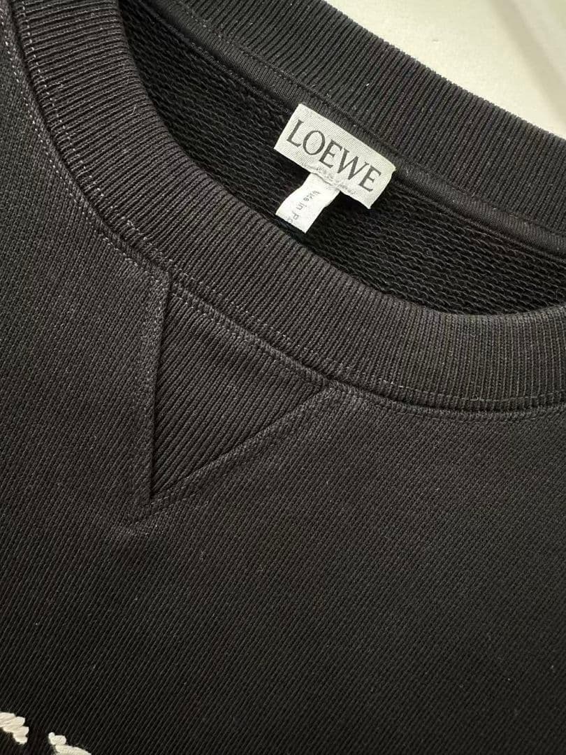 LOEWE ロエベ 新品同様 ブラック トレーナー M