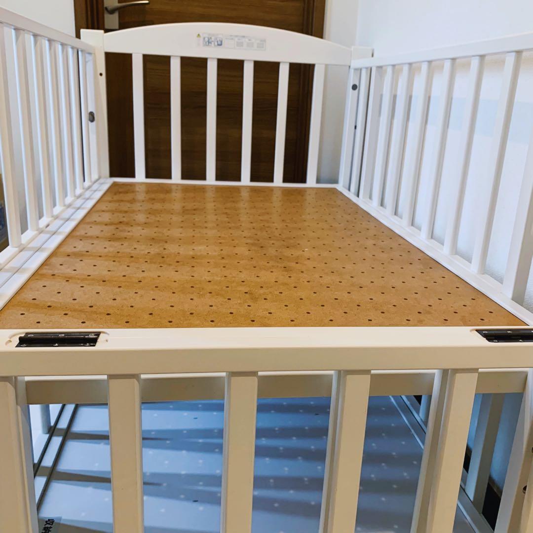 【♡送料無料♡】ヤマサキ ベビーベッド ツーオープンベッド✨