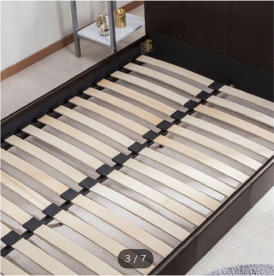 ニトリダブルベッドフレーム(バッソ DBR)