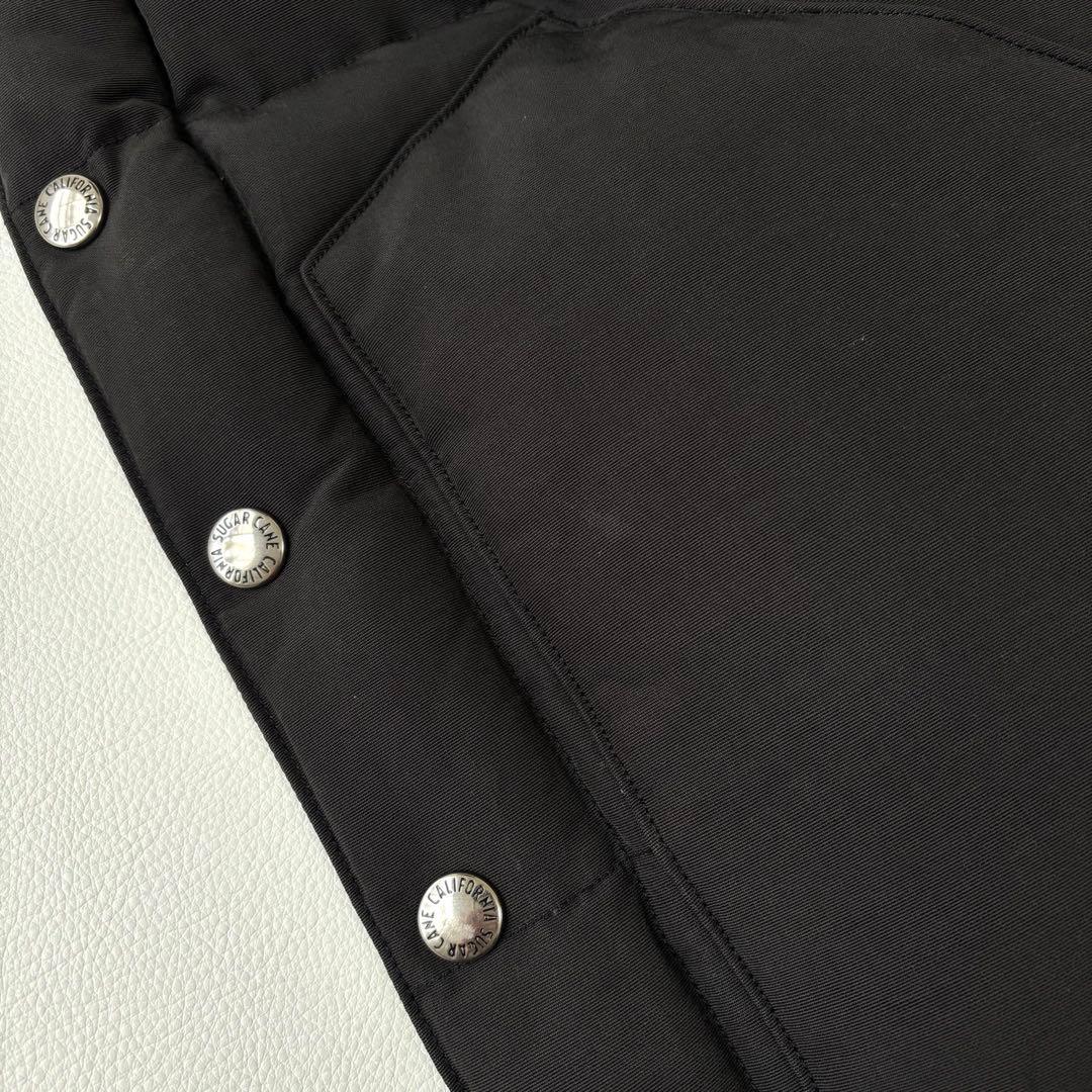 シュガーケーン SUGAR CANE ダウンベスト ブラック S