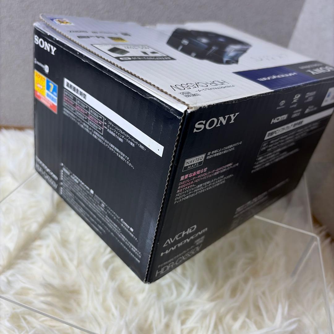 【極美品】SONY HDR-CX550V ビデオカメラ 付属品多数