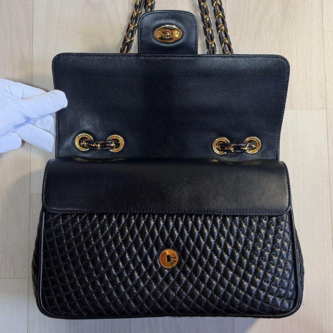 BALLY マトラッセ2way キルティングチェーン ショルダーバック