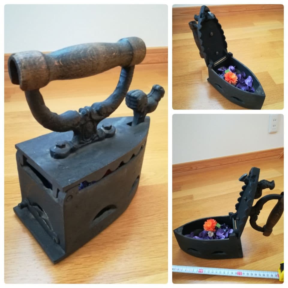 ✨骨董 アンティーク 鶏 アイロン♪