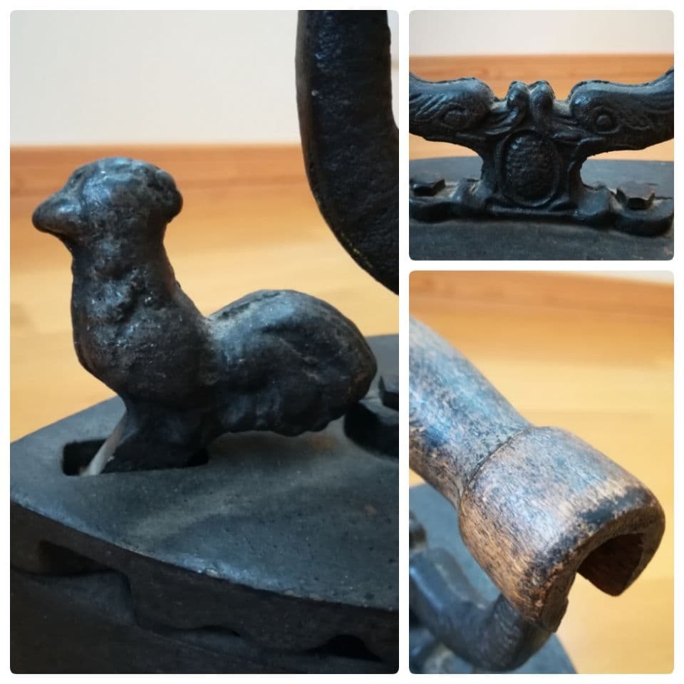 ✨骨董 アンティーク 鶏 アイロン♪