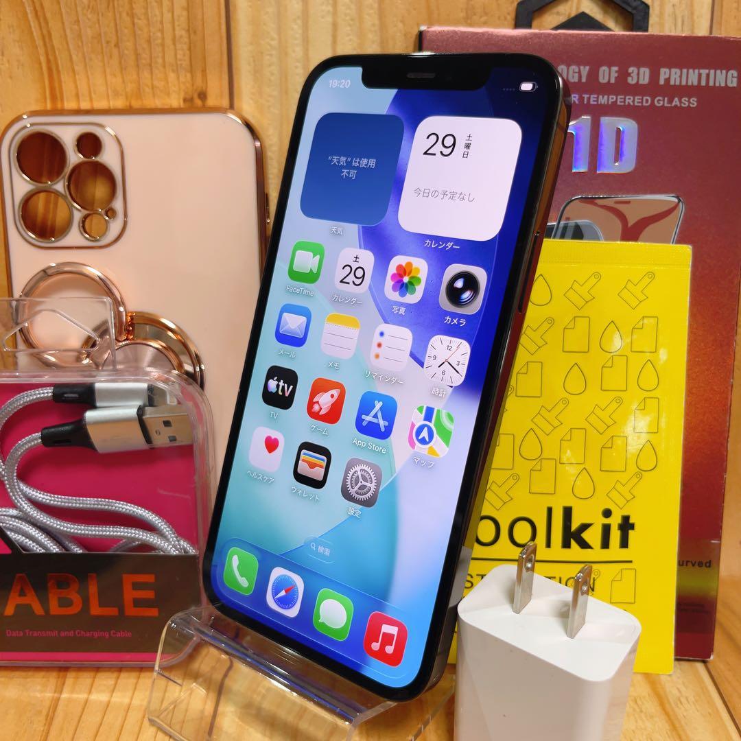 SIMフリー 本体 iPhone 12Pro 256GB グラファイト 572