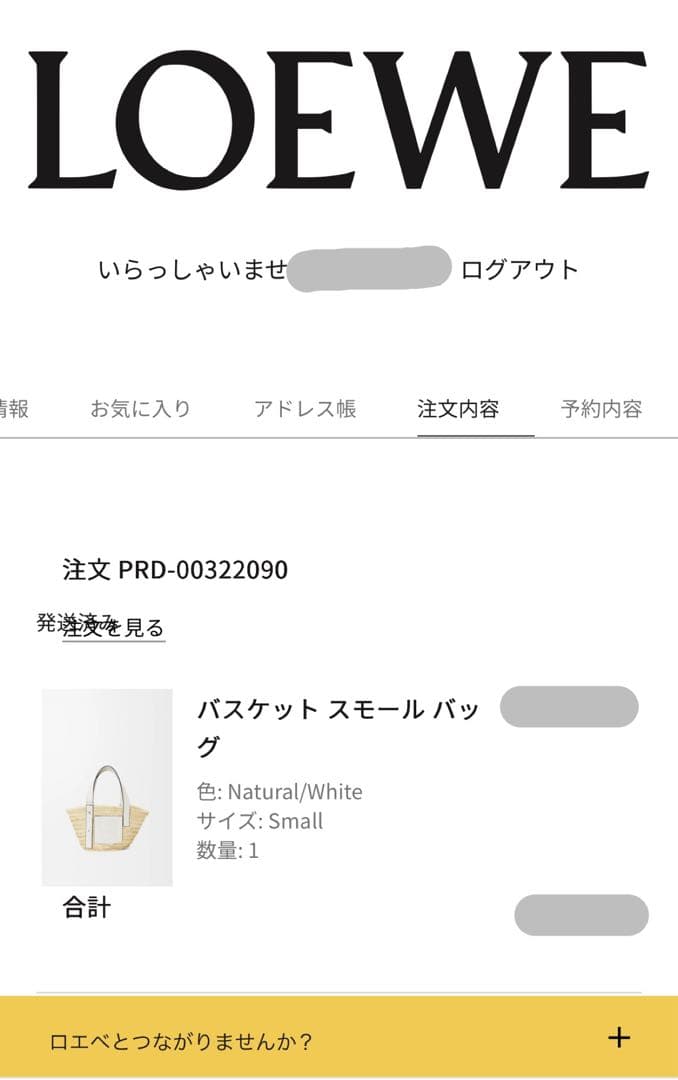 LOEWE バスケットバッグ スモール かごバッグ