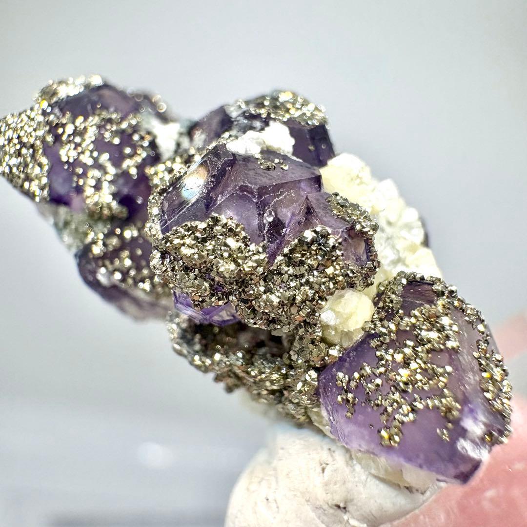 545 中国 内モンゴル産 フローライト&パイライト