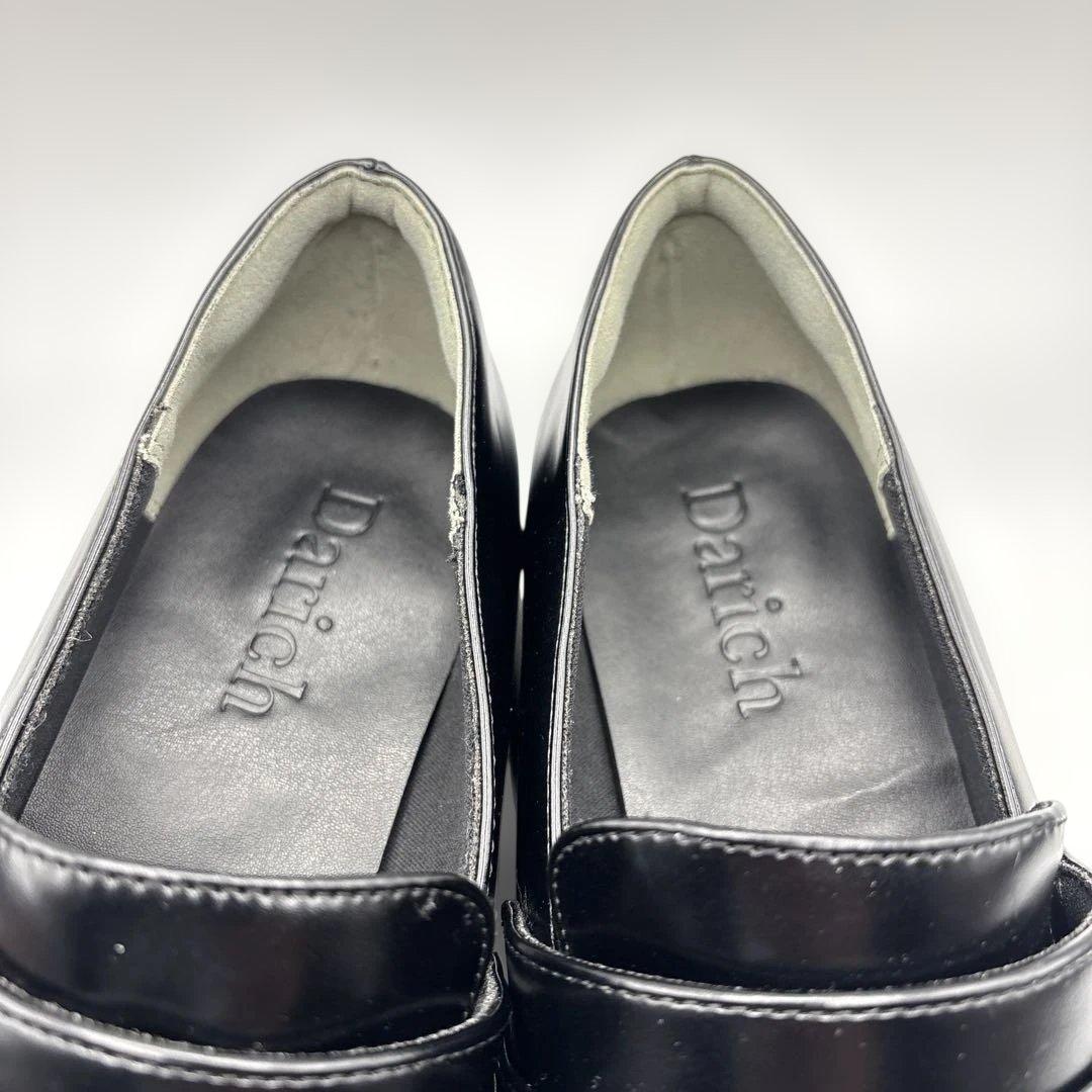 美品 プラットフォームローファー XLサイズ 革靴　Darich