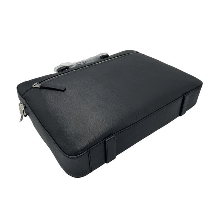 ★新品 ポールスミス ビジネスバッグ 黒 ブラック ストローグレインレザー145