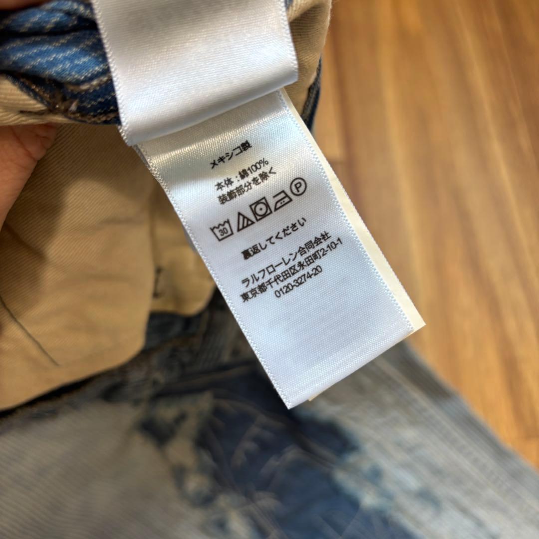 【新品】RRL ダブルアール ヒッコリー ペインターパンツ デニム w30